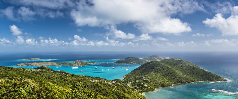 British Virgin Islands Aerial View
